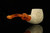 srv - Autograph Series Carved Apple Block Meerschaum Pipe with fitted case M3108