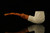 srv - Autograph Series Carved Bent Billiard Block Meerschaum Pipe with fitted case M3110