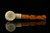 srv - Autograph Series Carved Bent Billiard Block Meerschaum Pipe with fitted case M3110