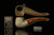 srv - Autograph Series Carved Bent Billiard Block Meerschaum Pipe with fitted case M3110