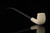 srv - Lattice Bent Billiard Churchwarden Block Meerschaum Pipe with fitted case M3144