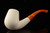 srv Bent Billiard Block Meerschaum Pipe with fitted case 15356t
