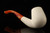 srv Bent Billiard Block Meerschaum Pipe with fitted case 15356t