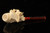 srv Dolphin and Angel by Cevher Block Meerschaum Pipe with case 15374