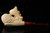 srv Dolphin and Angel by Cevher Block Meerschaum Pipe with case 15374