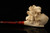 srv Dolphin and Angel by Cevher Block Meerschaum Pipe with case 15374