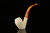 srv - Self Sitter Rhodesian Block Meerschaum Pipe with fitted case M3259