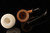 Calabash Meerschaum Pipe L - Mahogany Wood comes with custom pocket case 15376