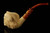 srv - Chief Skull Block Meerschaum Pipe with fitted case 15381