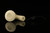 srv Premium - Dublin Block Meerschaum Pipe Carved by Tekin with fitted case M3272