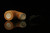 srv Premium - Carved Self Sitter RC - Reverse Calabash Meerschaum Pipe by Kenan with case M3282