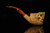 srv - Skull Block Meerschaum Pipe with fitted case M3283