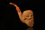 srv - Skull with Beard Block Meerschaum Pipe with fitted case M3284