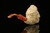 srv - Bacchus & Eagle by I. Baglan Block Meerschaum Pipe with fitted case M3352