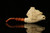 srv - Bacchus & Eagle by I. Baglan Block Meerschaum Pipe with fitted case M3352