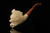 srv - Bacchus & Eagle by I. Baglan Block Meerschaum Pipe with fitted case M3352