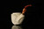 srv - Deluxe Carved Elephant by I. Baglan Block Meerschaum Pipe with fitted case M3354