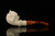 srv - Rose in Hand Block Meerschaum Pipe with fitted case M3367
