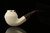 srv Premium - Deluxe Bent Bulldog Block Meerschaum Pipe with fitted case M3377