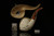 srv - Octopus Skull in Skeleton Hand Meerschaum Pipe by I. Baglan with fitted case M3378