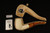 Autograph Series Deep Lattice Block Meerschaum Pipe with fitted case 15171