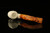 srv - Bearded Skull Block Meerschaum Pipe with fitted case M3393