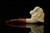 srv - Viking Block Meerschaum Pipe Carved by Cevher with fitted case M3498