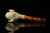 srv - Viking Block Meerschaum Pipe Carved by Cevher with fitted case M3498