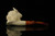 srv - Viking Block Meerschaum Pipe Carved by Cevher with fitted case M3498