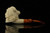srv - Viking Block Meerschaum Pipe Carved by Cevher with fitted case M3498