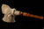 Rooster Block Meerschaum Pipe Hand Carved by I. BAGLAN in a fitted case 5901 NEW