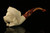 srv - Pipe Smoker Dog Block Meerschaum Pipe with fitted case M3523