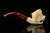 srv - Pipe Smoker Dog Block Meerschaum Pipe with fitted case M3523