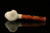 srv - Scottish Soldier Block Meerschaum Pipe with fitted case M3529