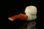srv - Scottish Soldier Block Meerschaum Pipe with fitted case M3529