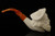 srv - Scottish Soldier Block Meerschaum Pipe with fitted case 15481