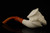 srv - Scottish Soldier Block Meerschaum Pipe with fitted case 15481