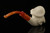 srv - Scottish Soldier Block Meerschaum Pipe with fitted case 15481