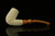 srv - Autograph Series Carved Bent Billiard Block Meerschaum Pipe with fitted case M3553