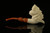srv - Lady Viking Block Meerschaum Pipe Carved by Cevher with fitted case M3563