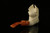 srv - Lady Viking Block Meerschaum Pipe Carved by Cevher with fitted case M3563