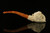 Skull in Claw Block Meerschaum Pipe with pouch M3577
