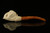 Skull in Claw Block Meerschaum Pipe with pouch M3577