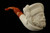 srv - Scottish Soldier Block Meerschaum Pipe with fitted case 15504