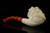 srv - Scottish Soldier Block Meerschaum Pipe with fitted case 15504