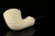 F. Baki - RC Dublin - Reverse Calabash - srv Premium Meerschaum Pipe Carved by Fikri Baki with case 15518