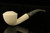 srv - Bent Dublin Block Meerschaum Pipe Carved by Tekin with fitted case M3635