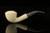 srv - Bent Dublin Block Meerschaum Pipe Carved by Tekin with fitted case M3635