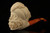 Jumbo Sultan Hand Carved Block Meerschaum Pipe with fitted case 15537