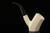 srv Premium - Sitting Poker 9 mm Filter Meerschaum Pipe with case 15544